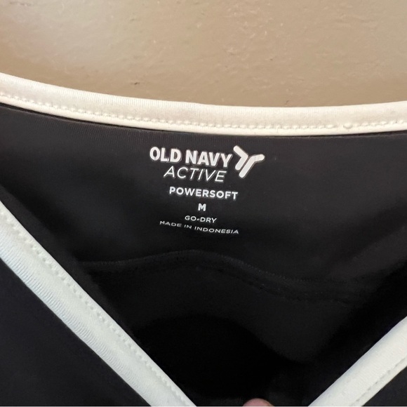 Old navy active powersport romper dress black/white cutout sides performance wea - Picture 7 of 7